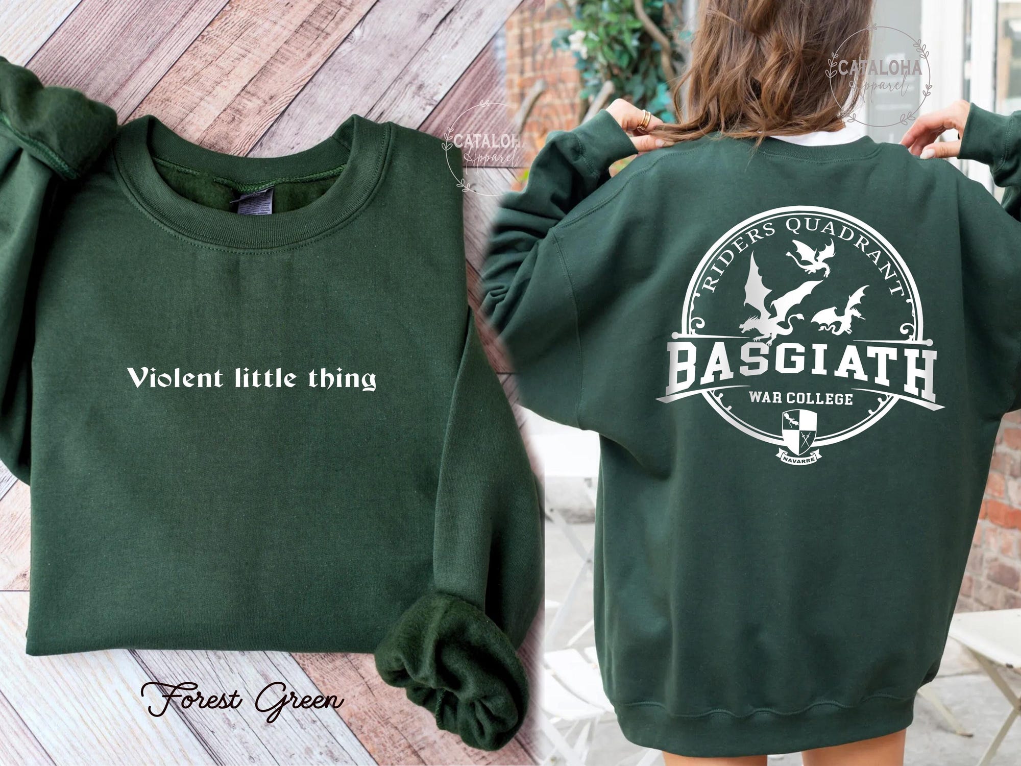 Basgiath War College Sweatshirt – Fourth Wing Inspired - Image 3