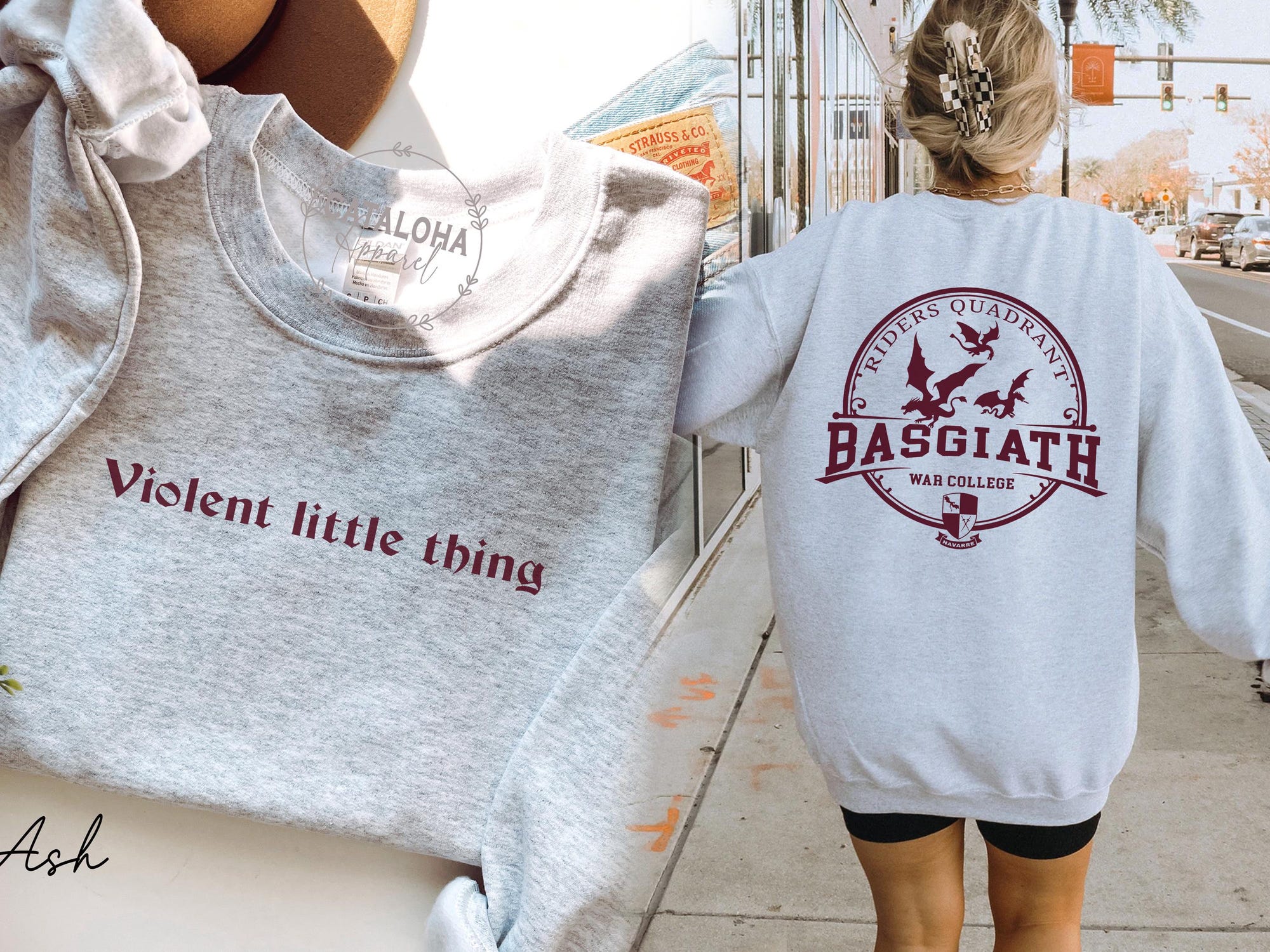 Basgiath War College Sweatshirt – Fourth Wing Inspired