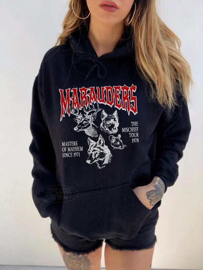 Retro Marauders World Tour Hoodie – 70s Wizard Aesthetic
