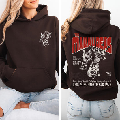 Marauders World Tour Unisex Hoodie - 70s Wizard Aesthetic - Image 6