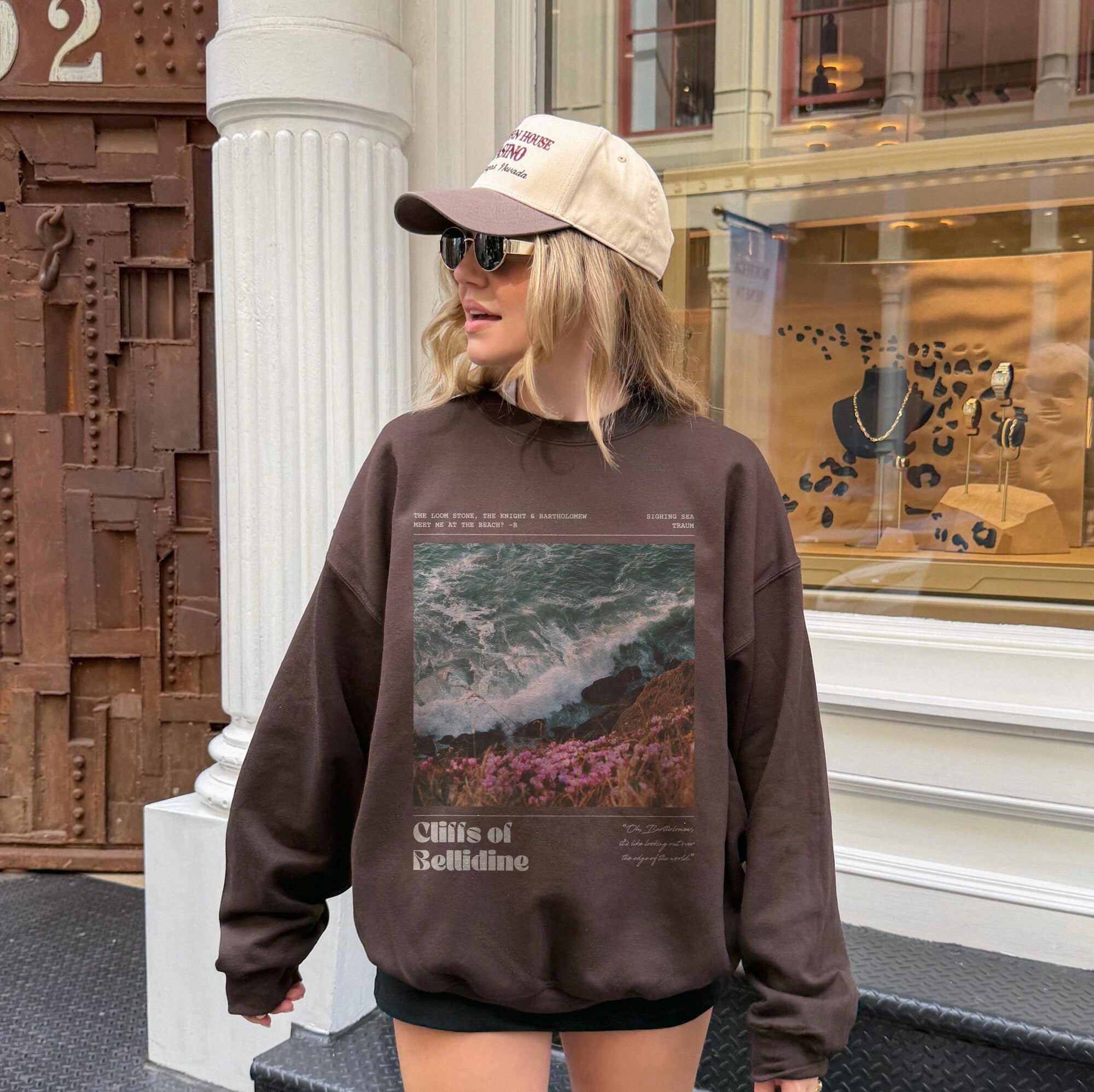 The Knight and the Moth Cliffs of Bellidine Sweatshirt - Image 3