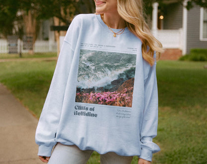 The Knight and the Moth Cliffs of Bellidine Sweatshirt