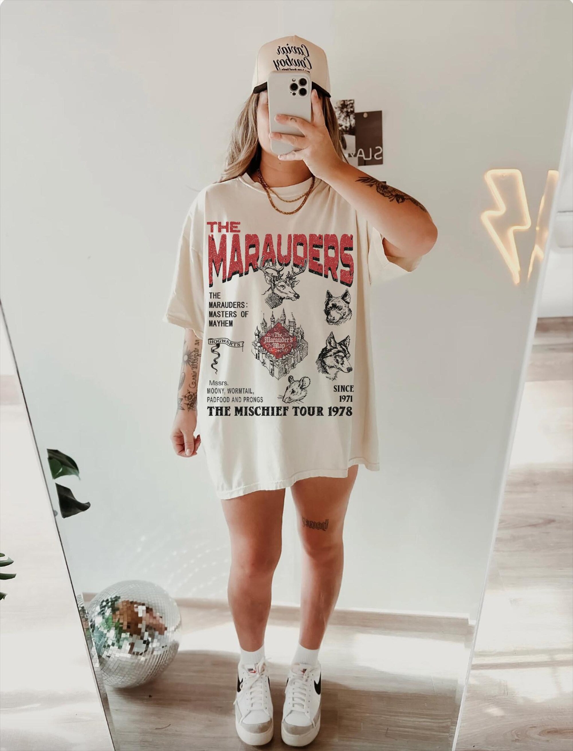 Marauders Tour Comfort Colors Tee | Vintage Wizard Vacation Shirt