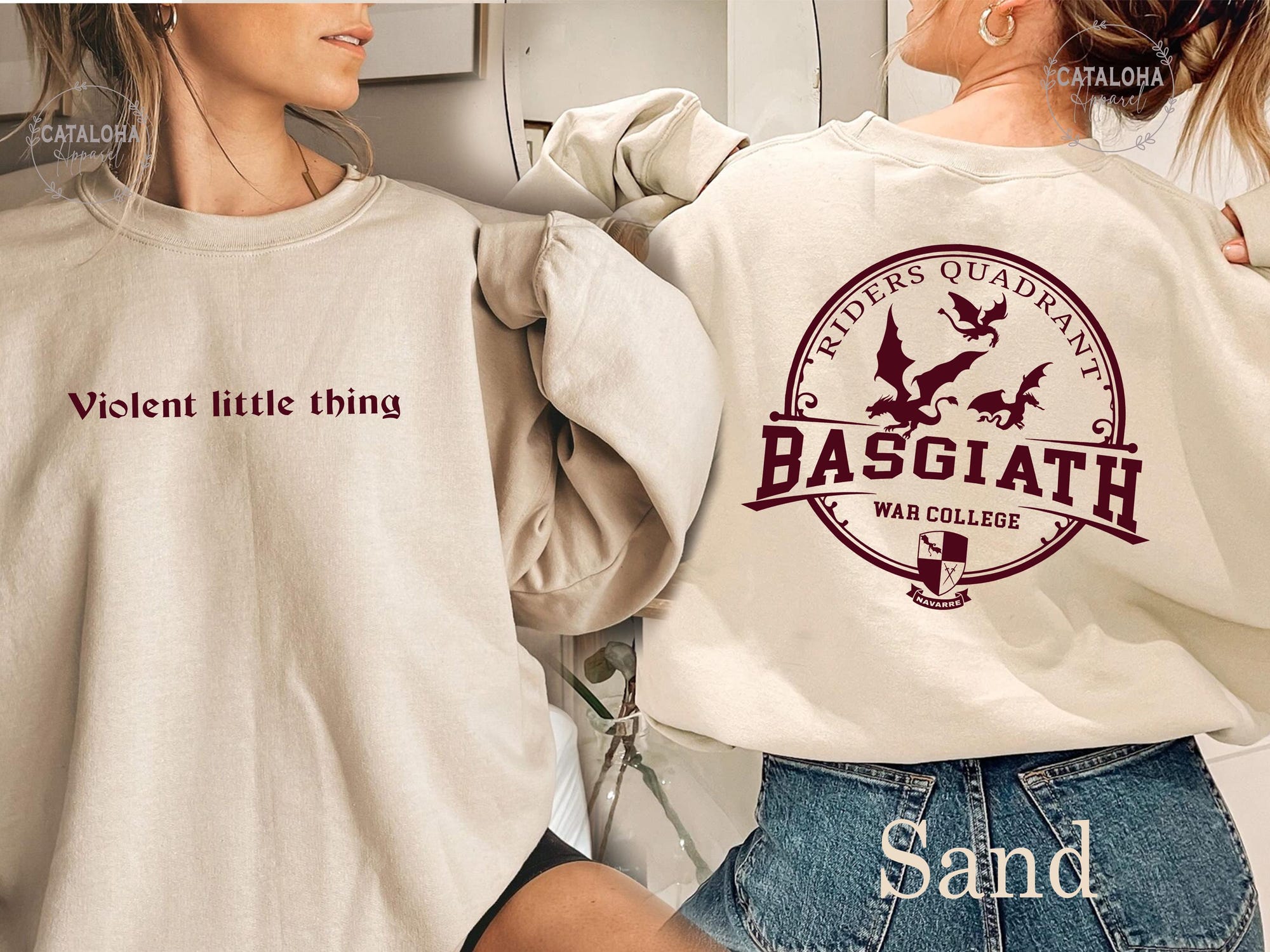 Basgiath War College Sweatshirt – Fourth Wing Inspired - Image 9