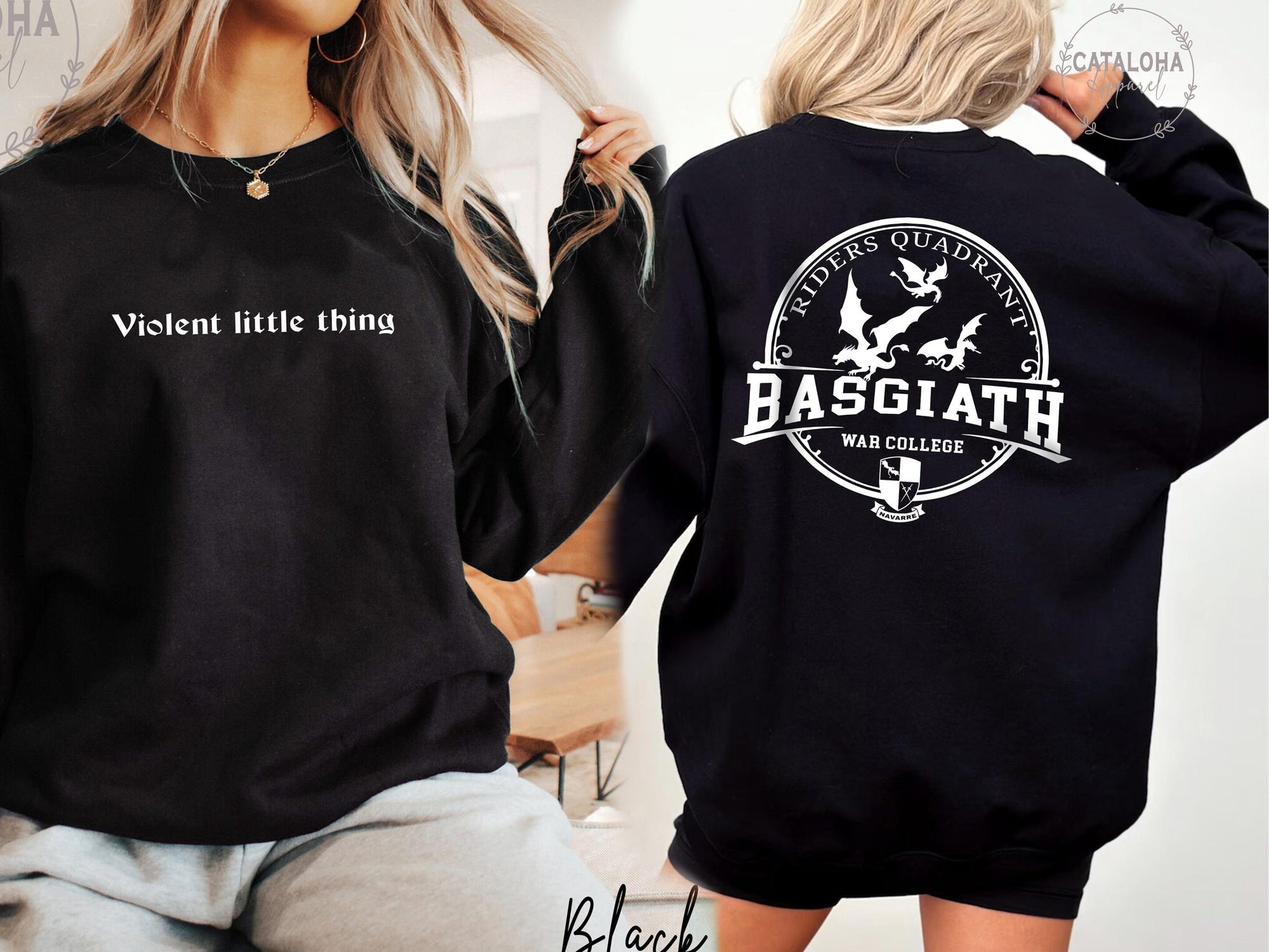 Basgiath War College Sweatshirt – Fourth Wing Inspired - Image 2