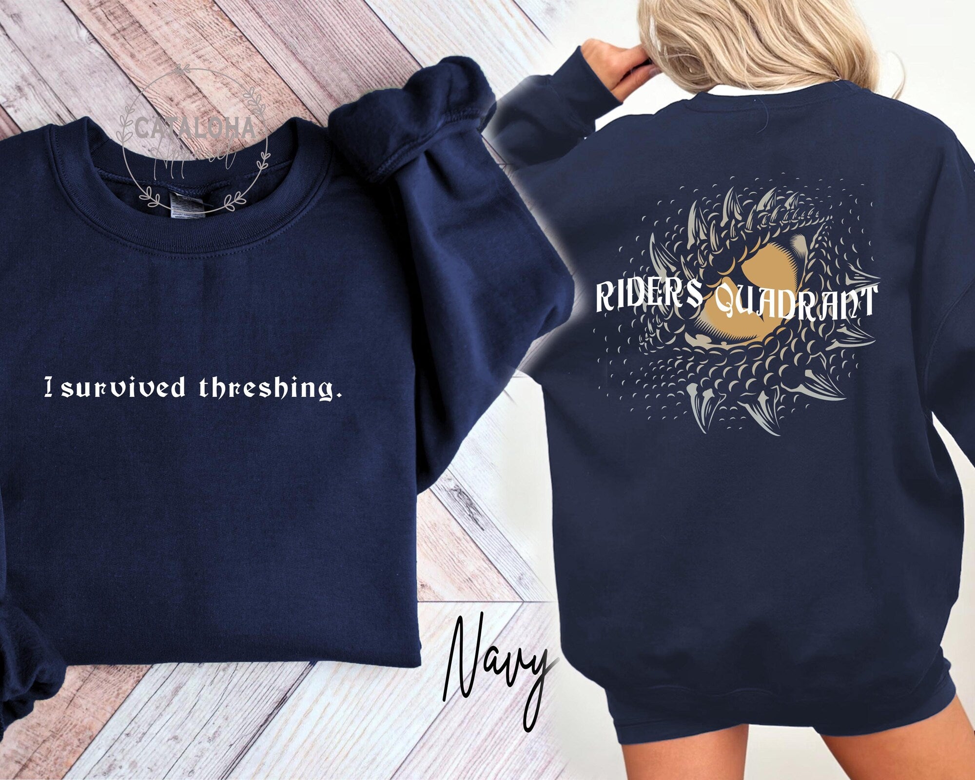 Basgiath War College Riders Quadrant Crewneck Sweatshirt - Image 3