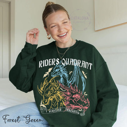 Fourth Wing Riders Quadrant Crewneck Sweatshirt - Image 4