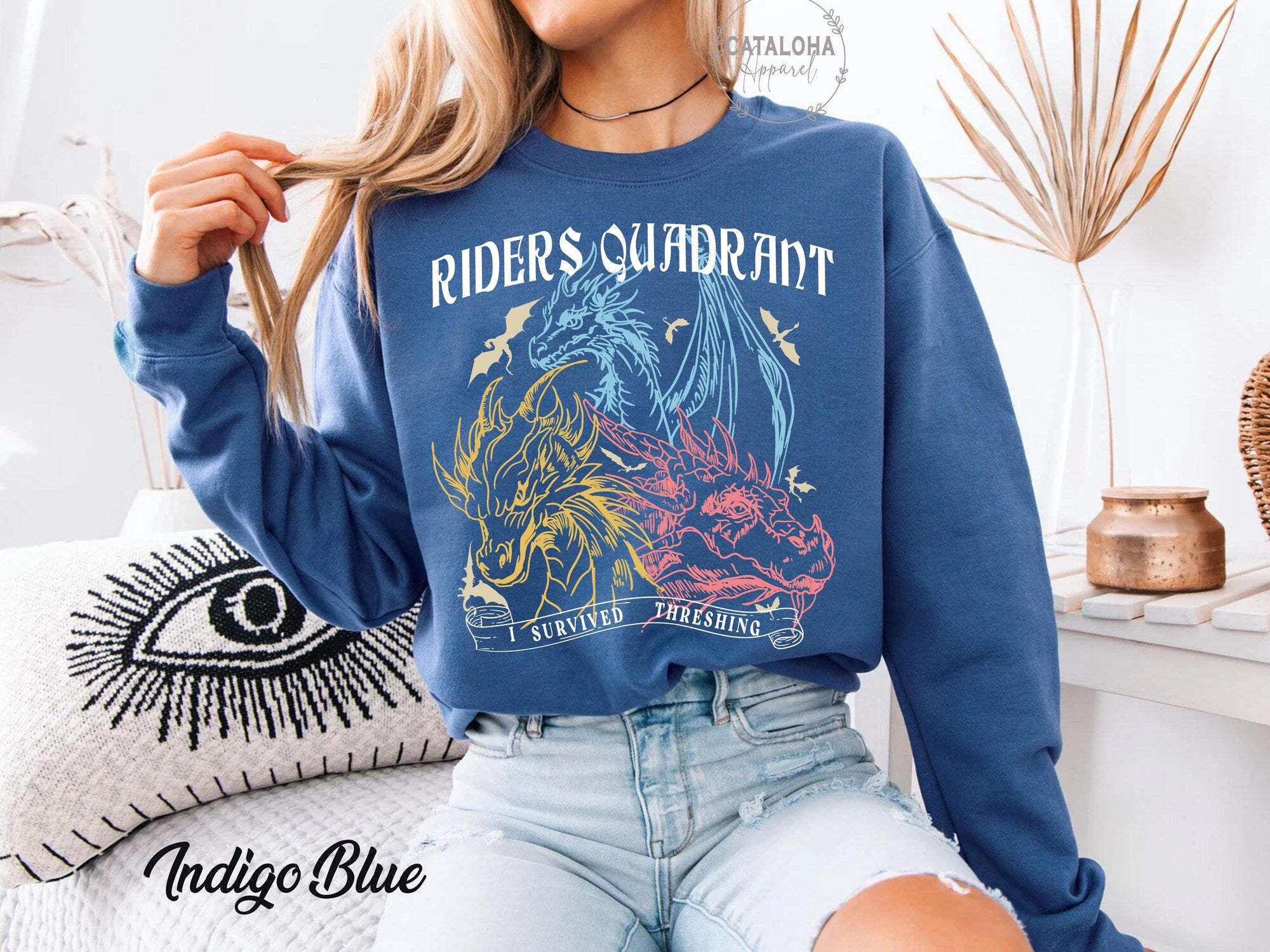 Fourth Wing Riders Quadrant Crewneck Sweatshirt - Image 9
