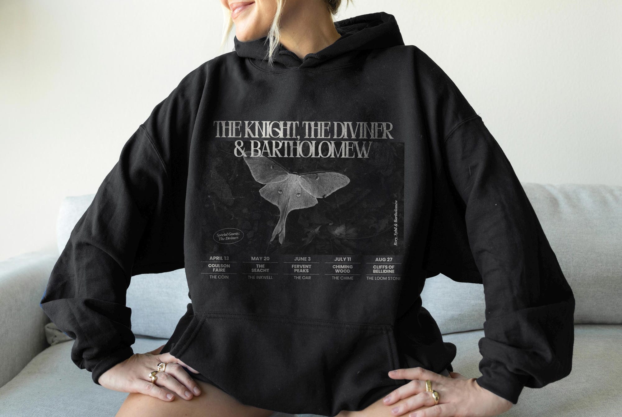 Bartholomew Hoodie – The Knight & the Moth (Licensed)