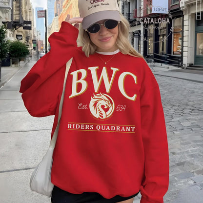 Basgiath War College Crewneck Sweatshirt | Riders Quadrant - Image 7