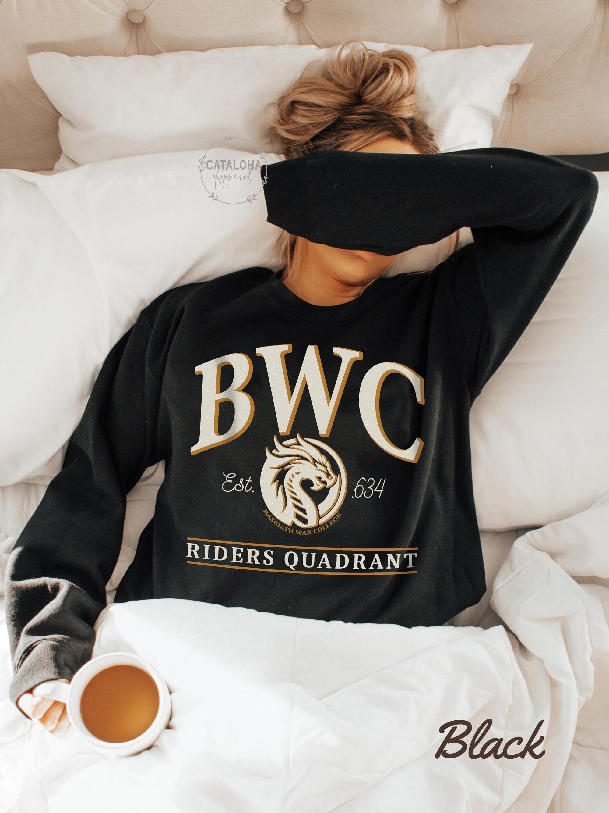 Basgiath War College Crewneck Sweatshirt | Riders Quadrant - Image 5