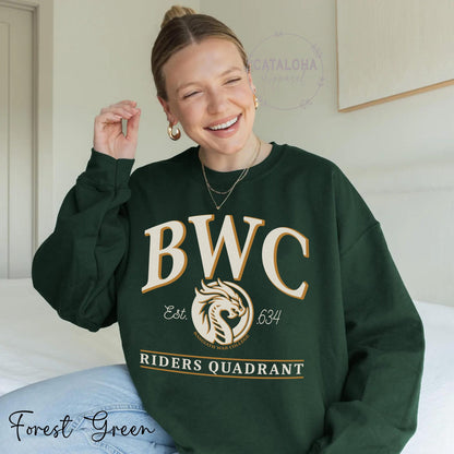 Basgiath War College Crewneck Sweatshirt | Riders Quadrant - Image 4