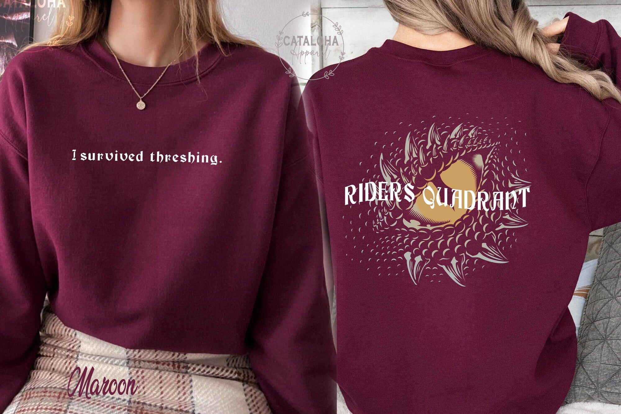 Basgiath War College Riders Quadrant Crewneck Sweatshirt - Image 11