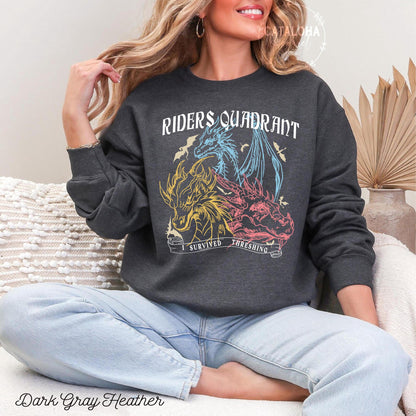 Fourth Wing Riders Quadrant Crewneck Sweatshirt - Image 8