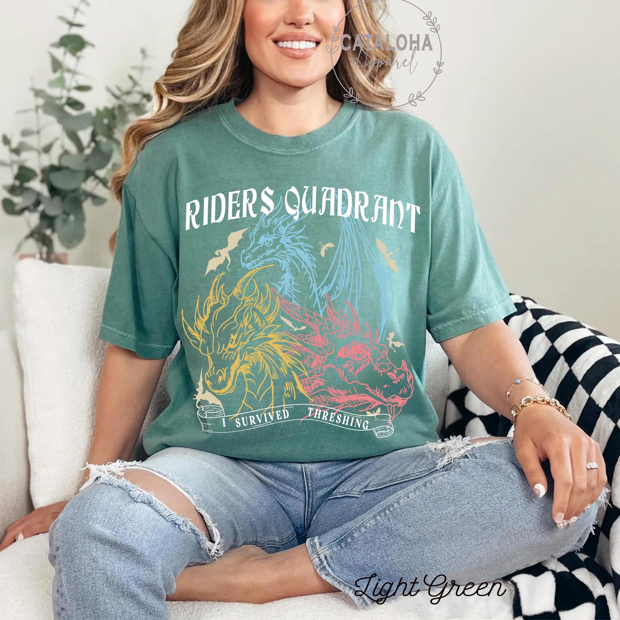 Riders Quadrant Fantasy Dragon Tee | Fourth Wing Inspired - Image 12