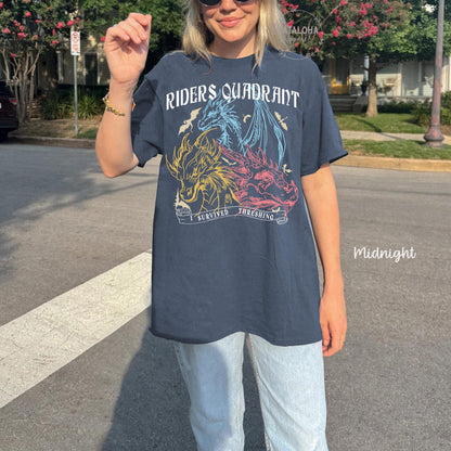 Riders Quadrant Fantasy Dragon Tee | Fourth Wing Inspired - Image 7