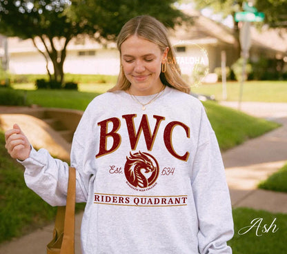 Basgiath War College Crewneck Sweatshirt | Riders Quadrant - Image 3