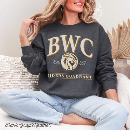 Basgiath War College Crewneck Sweatshirt | Riders Quadrant - Image 9