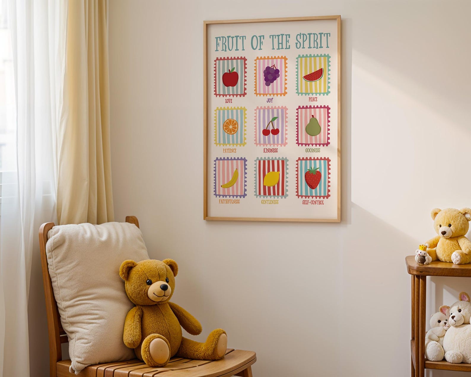 Fruit of the Spirit Poster - Juice Box Christian Wall Art