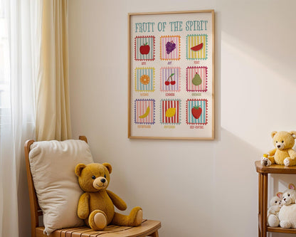 Fruit of the Spirit Poster - Juice Box Christian Wall Art