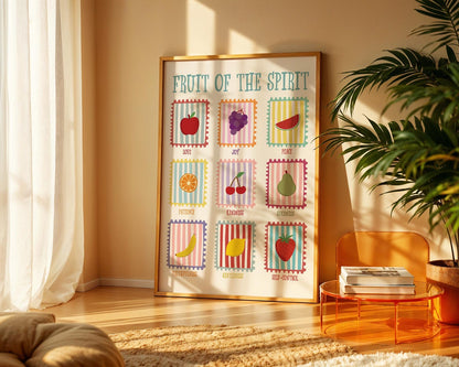 Fruit of the Spirit Poster - Juice Box Christian Wall Art