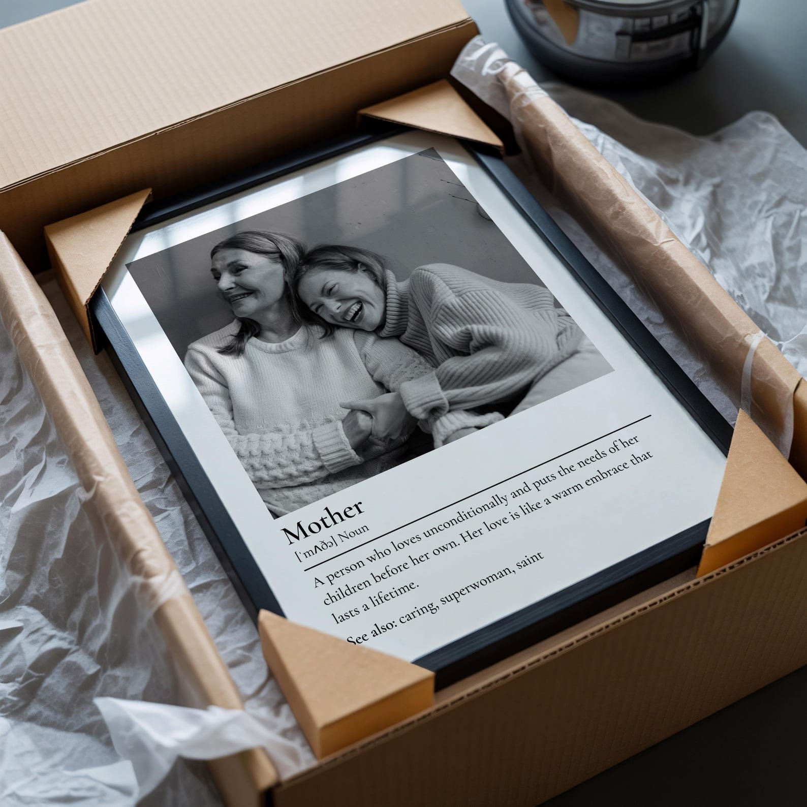 Mom Definition Photo Poster - Personalized Mother Gift