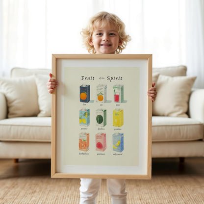 Fruit of the Spirit Poster - Juice Box Christian Wall Art