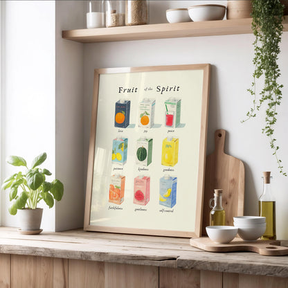 Fruit of the Spirit Poster - Juice Box Christian Wall Art