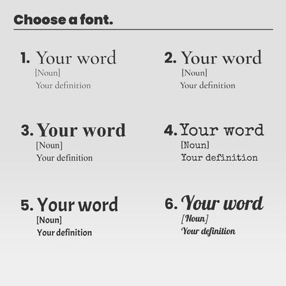 Dad Definition Photo Poster - Personalized Father Gift