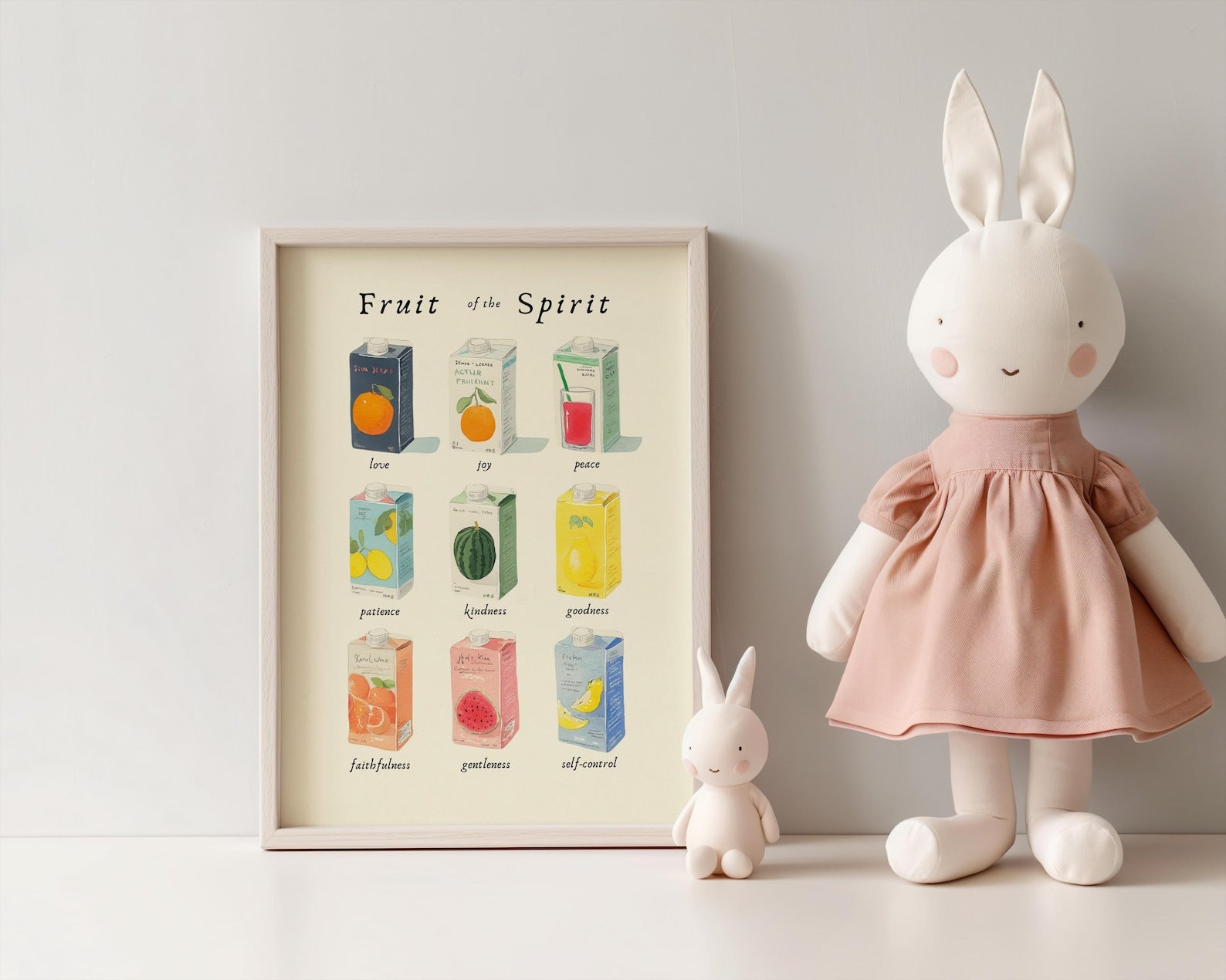 Fruit of the Spirit Poster - Juice Box Christian Wall Art