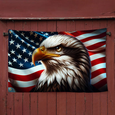 Flagwix American Flag, America 250th Anniversary Patriotic Eagle American Grommet Flag 3-Day Shipping