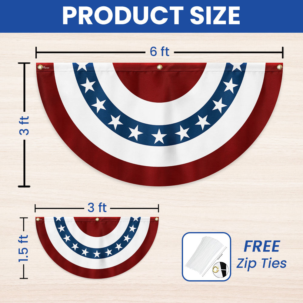 Flagwix American Flag - Stars And Stripes Fan Flag