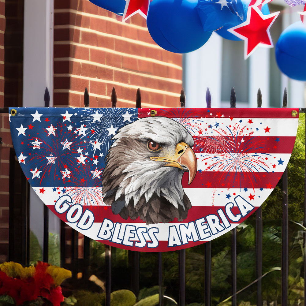 American Flag - God Bless America Fan Flag - Veterans Day Flag
