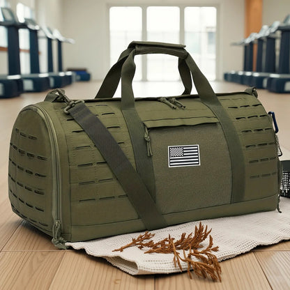 40L Tactical Duffle Bag for Men - Hiking Travel Carry-On Weekender Bag