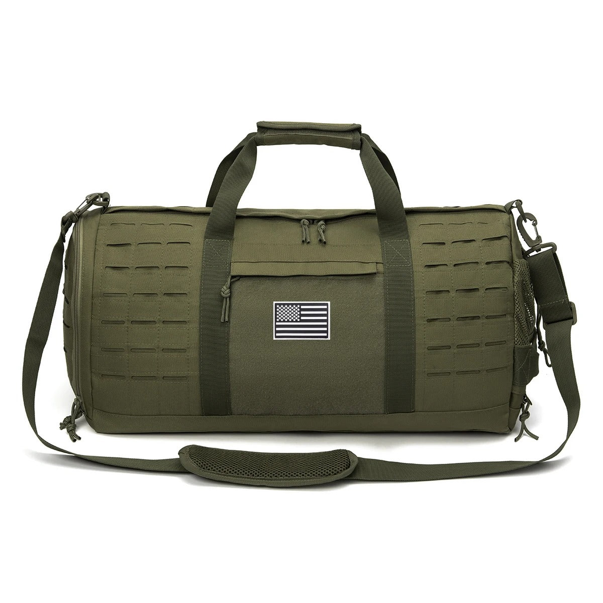 40L Tactical Duffle Bag for Men - Hiking Travel Carry-On Weekender Bag