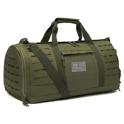 40L Tactical Duffle Bag for Men - Hiking Travel Carry-On Weekender Bag