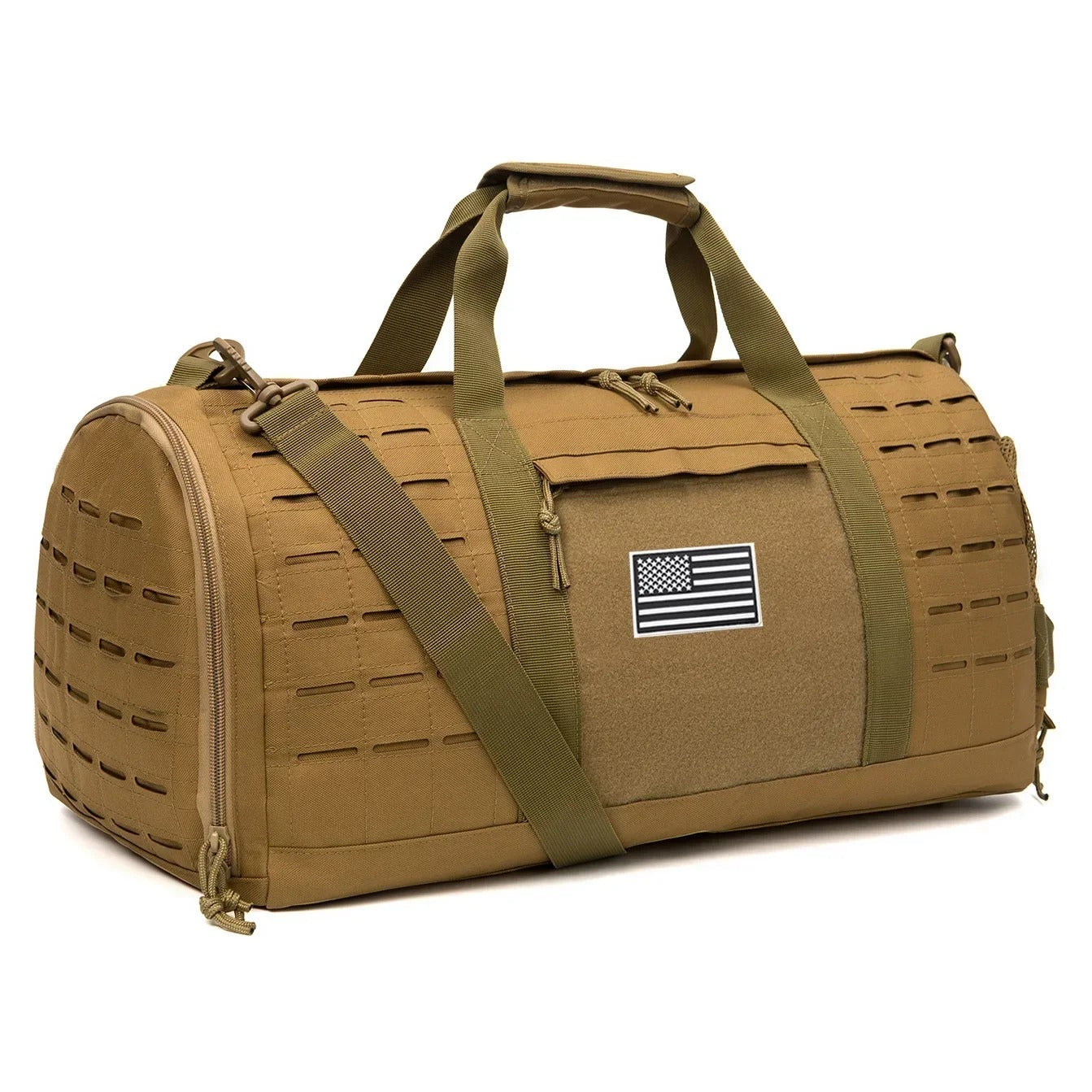 40L Tactical Duffle Bag for Men - Hiking Travel Carry-On Weekender Bag