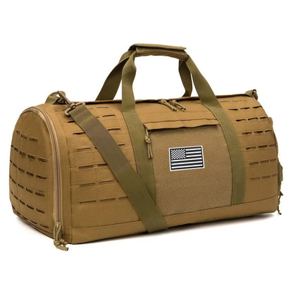 40L Tactical Duffle Bag for Men - Hiking Travel Carry-On Weekender Bag