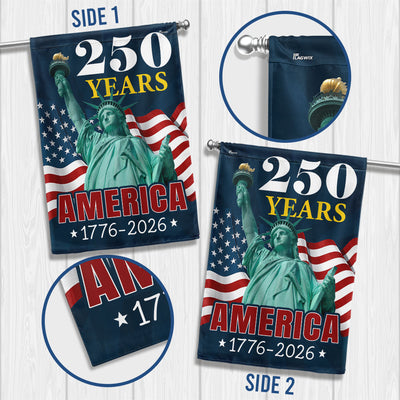 America Flag | 250th Anniversary of The U.S. Canvas Flag