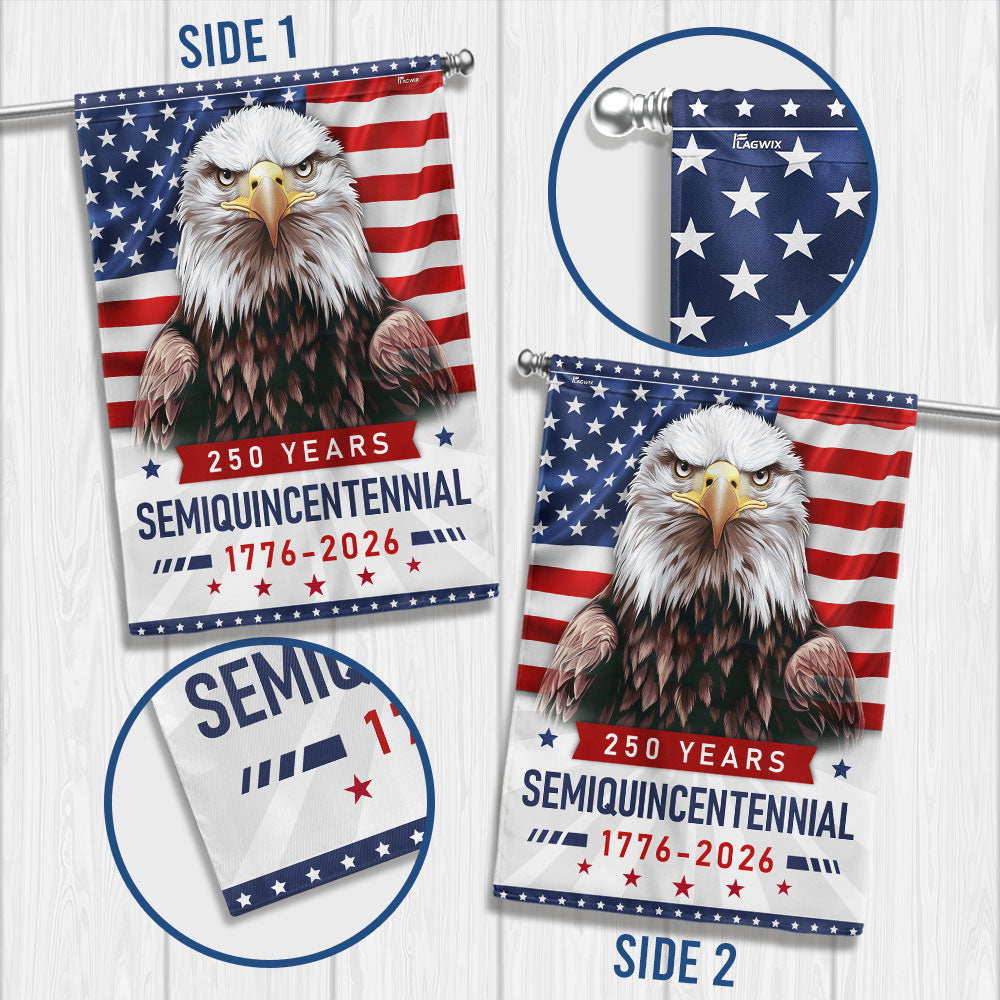 Flagwix American Flag - 250th Anniversary Semiquincentennial Eagle 4th of july Flag